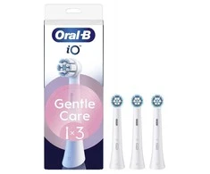 „Oral B“ iO serijos švelnios priežiūros keičiamos galvutės – „Baltas“ – 3 vnt.