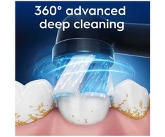 Oral-B iO Ultimate Clean Juodas -vaihtoharjat, musta, 2 kpl
