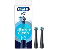 Oral-B iO Ultimate Clean Juodas -vaihtoharjat, musta, 2 kpl
