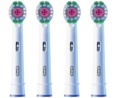 Oral-B Pro 3D Baltas -vaihtoharjat, 4 kpl