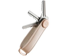 Orbitkey odinis raktų laikiklis, rožinis auksas