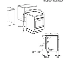 Viryklė Electrolux LKI66440NW induktioliesi, valkoinen