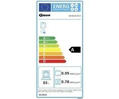 Orkaitė Gram EK 4510-91 X keraaminen liesi, teräs