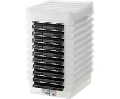 Orthex SmartStore Classic 7,5 L -säilytyslaatikko kannella, 10 kpl pakkaus