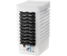 Orthex SmartStore Classic 14 L -säilytyslaatikko kannella, 10 kpl pakkaus