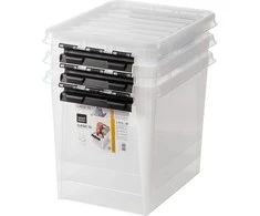 Orthex SmartStore Classic 52 L -säilytyslaatikko kannella, 3 kpl pakkaus
