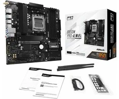 ASRock B850M Pro-A WiFi AMD B850 Socket AM5 micro ATX pagrindinė plokštė