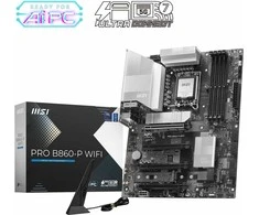 Pagrindinė plokštė MSI PRO B860-P WIFI | Procesorių šeima Intel | Procesoriaus lizdas LGA1851 | DDR5 | Palaikomos standžiojo disko sąsajos SATA, M.2 | SATA jungčių skaičius 4