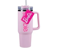 Paladone Barbie termo šiaudelio formos puodelis, 1200 ml