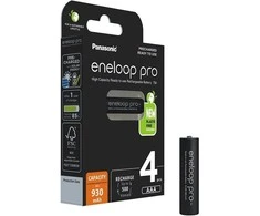 Panasonic Eneloop Pro AAA 900 mAh -akkuparistot, 4 kpl pakkaus