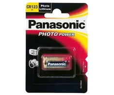 Panasonic Lithium CR123A baterija, 1 vnt