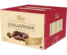 Panda Juhlapöydän konvehteja, 300g, 5-pack