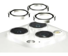 Panzer Glass PanzerGlass PanzerGlass Hoops iPhone 15 Pro, Pro Max Baltas Metal