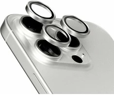 Panzer Glass PanzerGlass Hoops iPhone 15 Pro, Pro Max Baltas Titanium