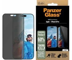 Panzer Glass PanzerGlass Ekrano apsauga | Apple | iPhone 16 Pro | Stiklas | Juodas | Itin platus pritaikymas