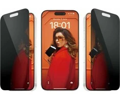 Panzer Glass PanzerGlass | Ekrano apsauga | Apple | iPhone 15 Pro | Stiklas | Juodas | Itin platus pritaikymas w. EasyAligner