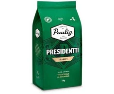 Paulig Presidentti vaalea paahto kahvipapu, 1kg