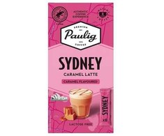 Paulig Sydney Caramel Latte kahvijuomajauhe, 8 x 16,5 g