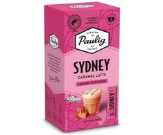 Paulig Sydney Caramel Latte kahvijuomajauhe, 8 x 16,5 g