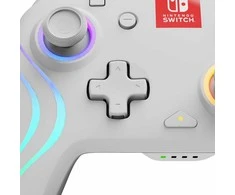 PDP belaidis valdiklis „Afterglow Wave Nintendo Switch“, baltas