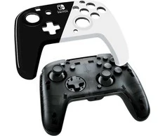 PDP Nintendo Switch Faceoff Deluxe Controller + Audio - Juodas &amp; Baltas