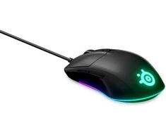Pelė Kaytetyt Tuotteet Käytetty SteelSeries Rival 3 pelihiiri, musta