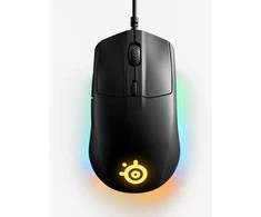 Pelė Kaytetyt Tuotteet Käytetty SteelSeries Rival 3 pelihiiri, musta