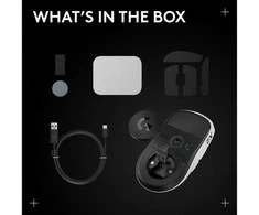 LOGITECH G PRO X2 SUPERSTRIKE LIGHTSPEED Wireless Belaidė Žaidimų Pelė | Lunar Eclipse