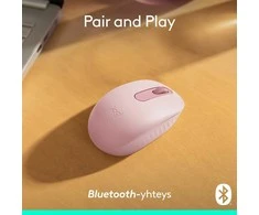 LOGITECH M196 Bluetooth pelė – ROSE – BT – EMEA28i-935