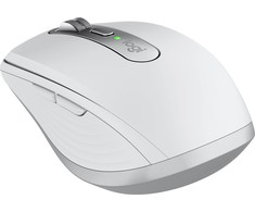 Belaidė pelė Logitech MX Anywhere 3S - RF belaidė + Bluetooth, lazerinis, 8000 DPI, Pale Pilkas (Baltas)