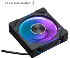 PHANTEKS D30 PWM Reverse Airflow D-RGB - 120mm, juoda