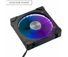 Phanteks D30 PWM Reverse Airflow, D-RGB korpuso ventiliatorius- 140mm, juodos spalvos