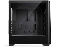 Phanteks Eclipse G370A kompiuterio korpusas, Mid Tower, SSI-EEB, RGB, Tempered Glass – including 3x 120mm Fans, juodos spalvos