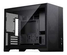 Phanteks XT M3 PC Case, Mini Case, mATX, RGB, Tempered Glass – including 3x 120mm Fans, Juodas