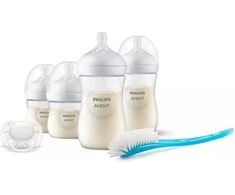 PHILIPS AVENT BUTELIUKŲ RINKINYS NAUJAGIMIUI NATURAL RESPONSE SCD838/13, Baltas