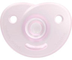 Philips Avent Soothies čiulptukai 100% silikonas 0-6 mėn. Girl 2U