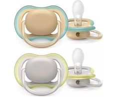 Philips Avent SCF349/01 Ultra Air čiulptukas 18 kk+, 2 kpl, smėlio spalvos