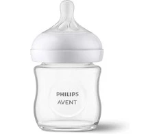 Philips AVENT Natural Response SCY930/01 Stiklinis kūdikio buteliukas, kuris veikia kaip krūtis, permatomas