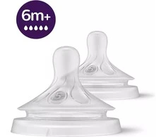 Philips AVENT Natural Response SCY965/02 Žindeliai nuo pilvo dieglių su Flow 5 speneliais, Ortodontinis, Antidieglių vožtuvas, 2 vnt.