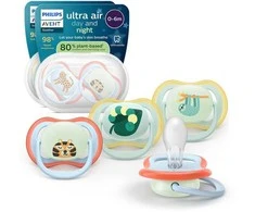 Philips Avent Ultra Air Day &amp; Night tutti, 0–6 kk, 4 kpl, vaaleanvihreä/vaaleansininen