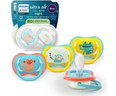 Philips Avent Ultra Air Day &amp; Night tutti, yli 18 kk, 4 kpl, keltainen/sininen