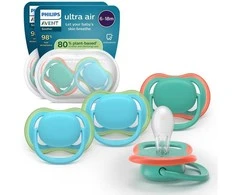 Philips Avent Ultra Air tutti, 6–18 kk, 4 kpl, sininen/turkoosi