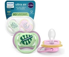 Philips Avent Ultra air tutti, 6–18 kk, 2 kpl, vihreä/pinkki