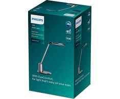 Philips LED Schreibtischleuchte Einstein 15W, 2800K-5100K, baltas