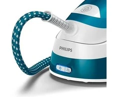 Philips | Garo generatorius | GC6840/20 PerfectCare Compact Essential | 2400 W | 1,3 l | 6 barai | Automatinis išjungimas | Vertikali garų funkcija | Kalkių valymo funkcija | Mėlyna/Baltas