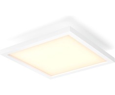 Lubinis šviestuvas Philips Hue Aurelle baltas ambiance išmanusis šviesos skydelis, baltas, 1940 lm, 30 x 30 cm