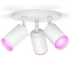 Philips Hue Baltas and Color Ambiance Fugato älyspottivalaisin, valkoinen, 3 x 4.2W, GU10