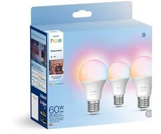 Philips Hue Essential A60 Inteligentna żarówka E27 8W - 3 vnt.