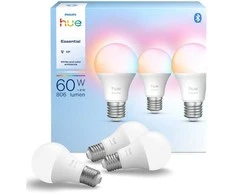 Philips Hue Essential A60 Inteligentna żarówka E27 8W - 3 vnt.