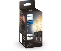 Philips Hue E14 WA 4,6W kaitinimo žvakė, 2 pak